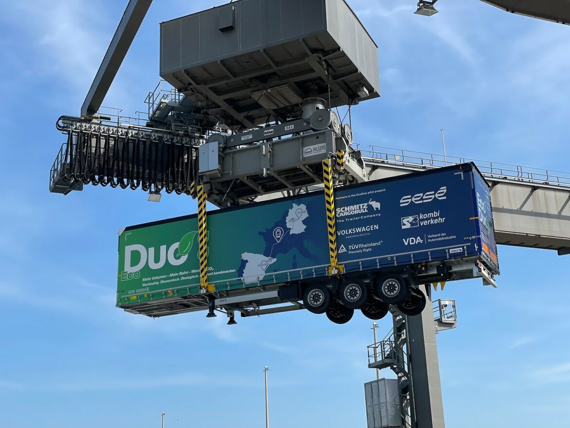 EcoDuo pilot project: optimisation of pre- and onward carriage in combined transport